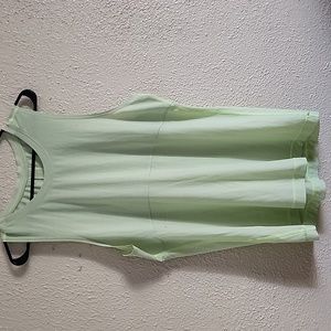 Lululemon Short Sleeve Sporty Blouse,  size 14, Color tender green